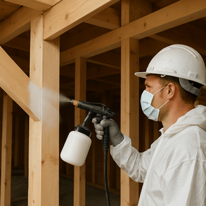 Огнезащитная обработка деревянных конструкций