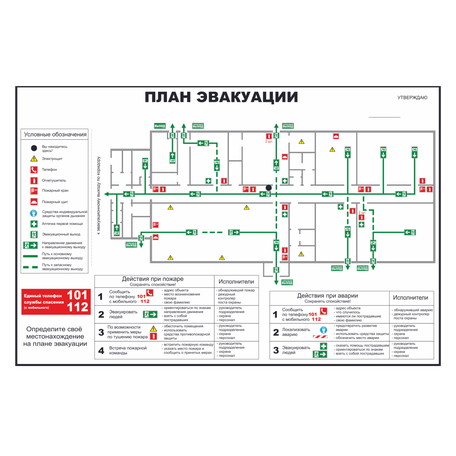 Изготовление планов эвакуации